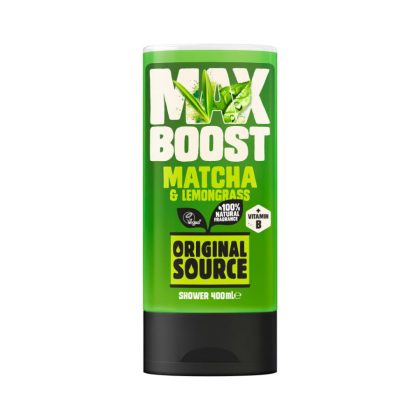 MAX Boost Matcha & Lemongrass Shower Gel